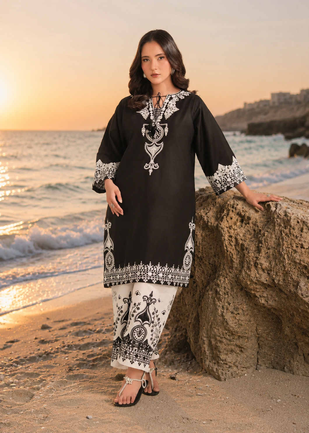 Adaa EMBROIDERED 2PC