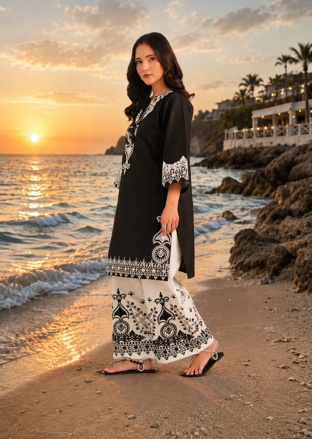 Adaa EMBROIDERED 2PC