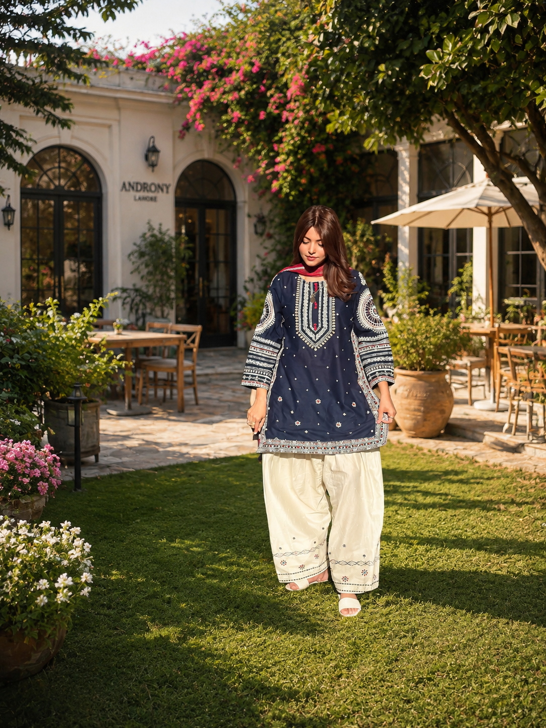 ZIMAL EMBROIDERY 3PC