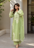 NAAZ EMBROIDERED 3PC