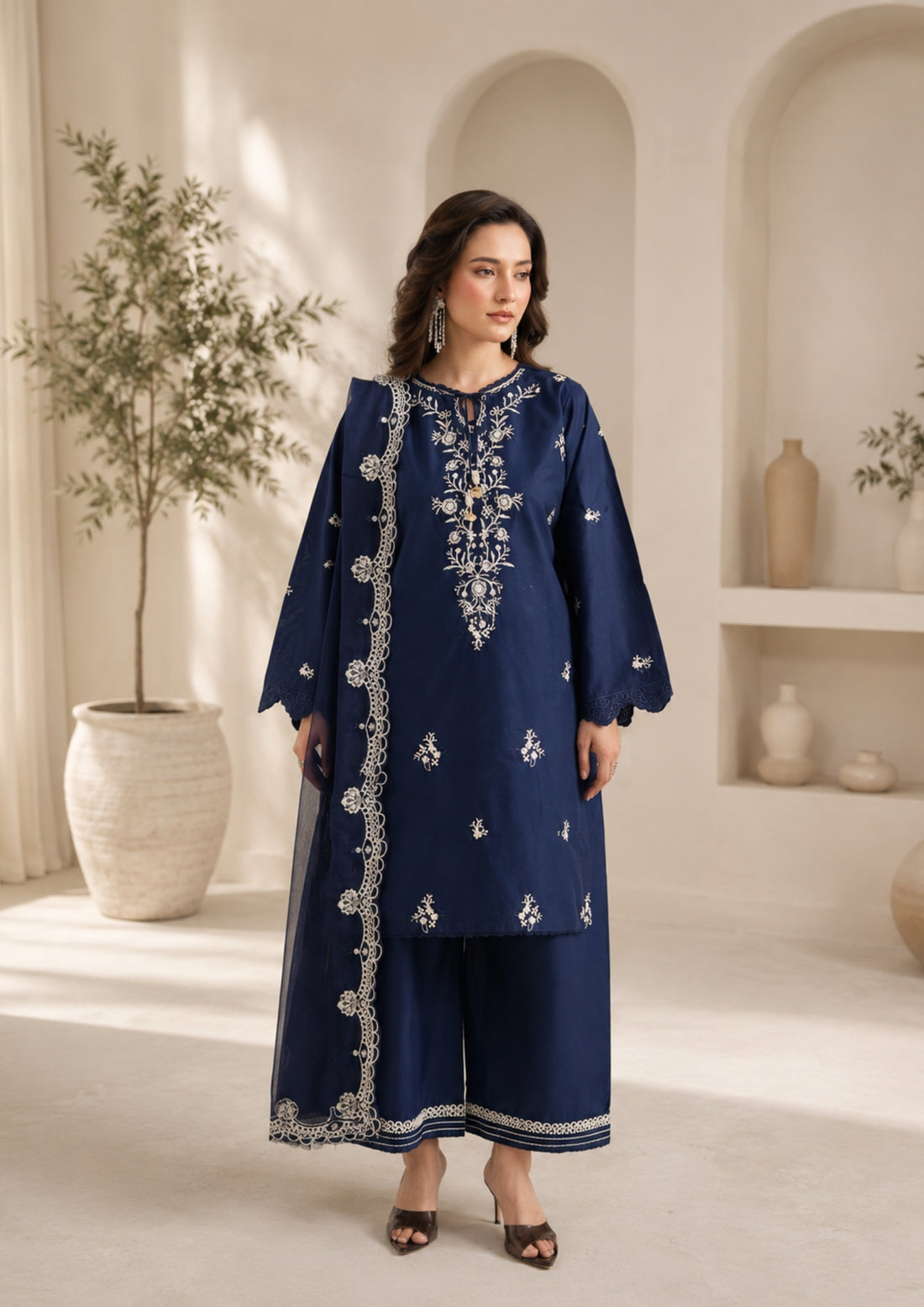 URWA EMBROIDERED 3PC