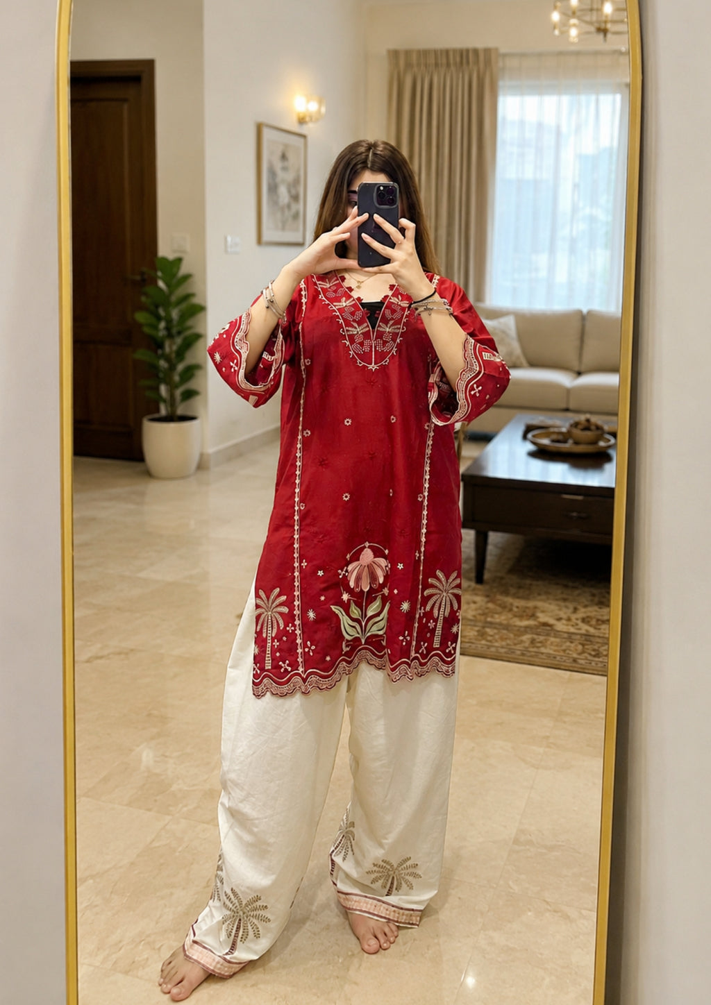ZAREEN EMBROIDERED 2PC