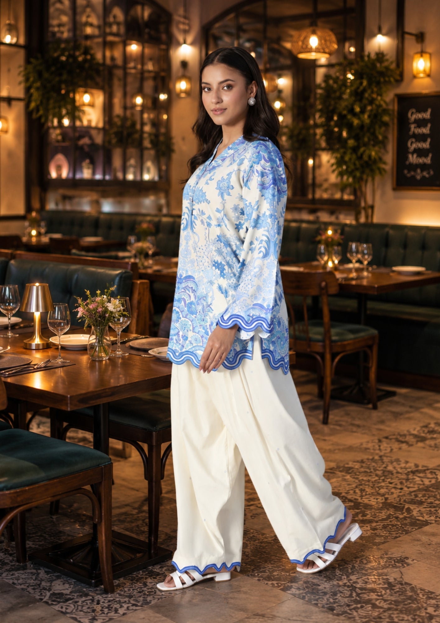Aabroo Printed 2-Piece
