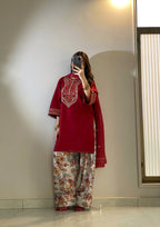 MAHVEEN EMBROIDERED 3PC
