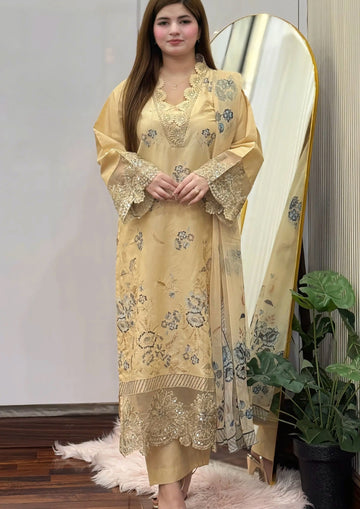 ZENIA EMBROIDERED 3PC