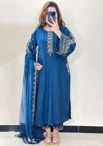 MIRHA EMBROIDERED 3PC