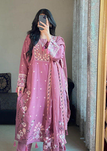 PINK ROSE 3PC