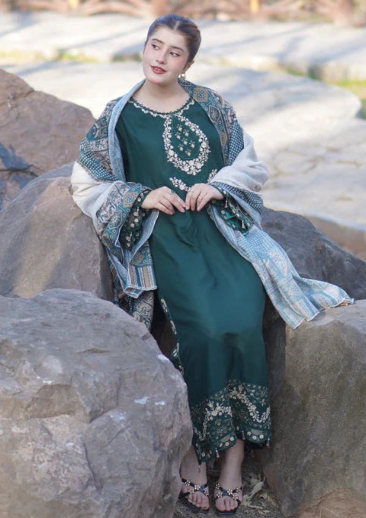 AAFREEN  EMBROIDERED 3PC