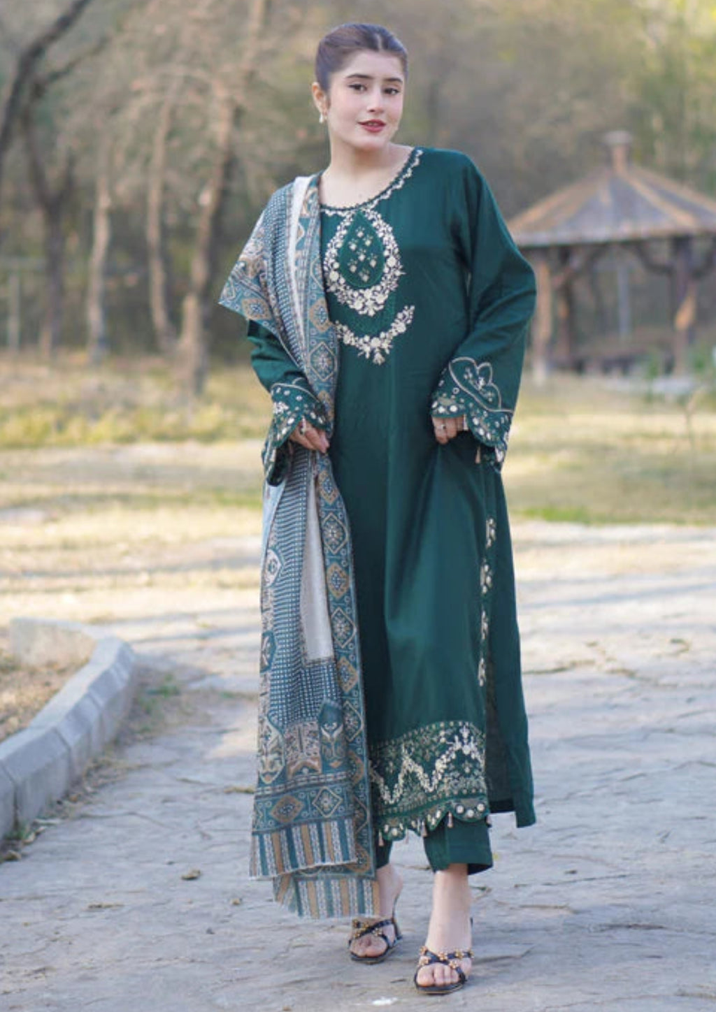 AAFREEN  EMBROIDERED 3PC