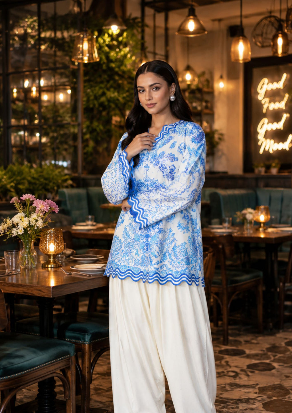 Aabroo Printed 2-Piece