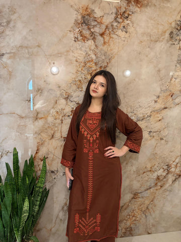 RANYA EMBROIDERED 2PC
