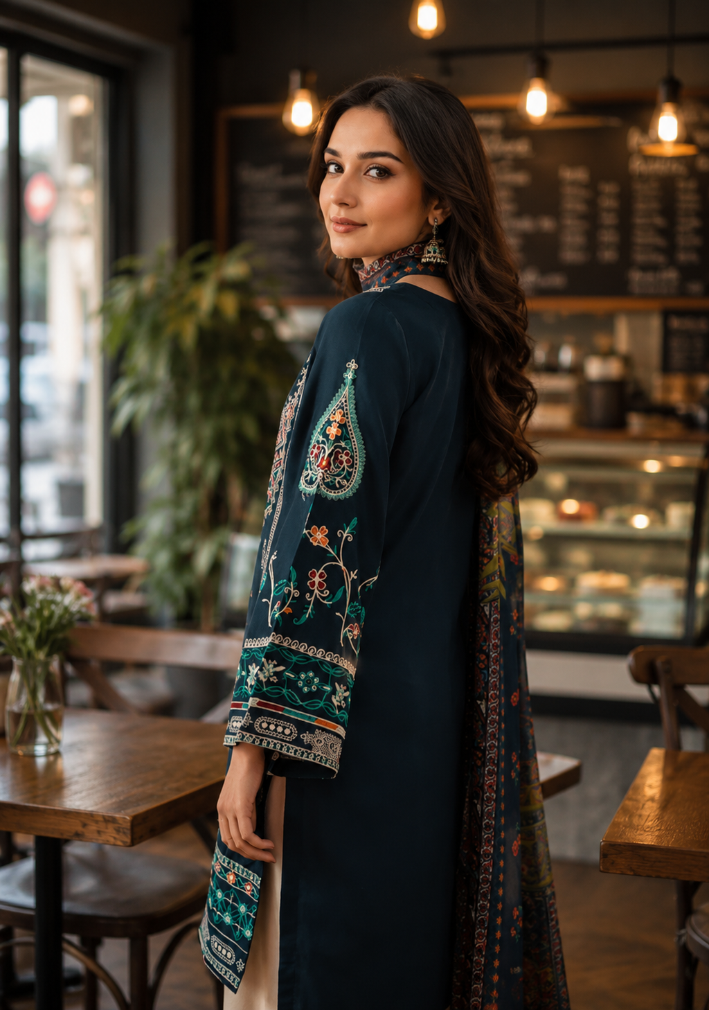 ZARQASH EMBROIDERED 3PC