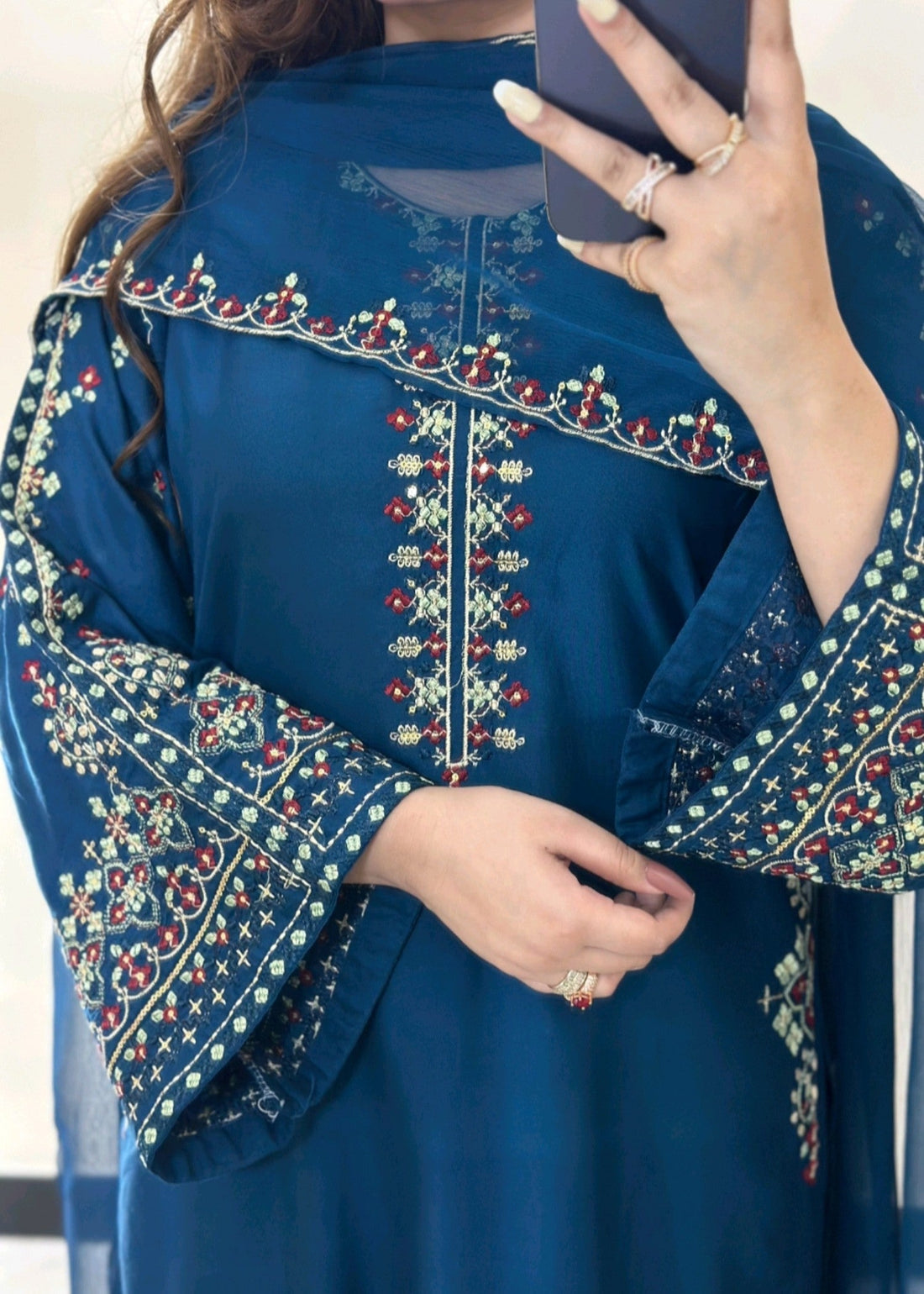 MIRHA EMBROIDERED 3PC